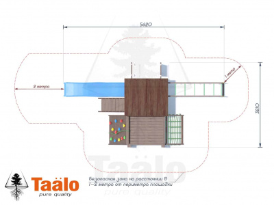 Десткая площадка TAALO Серия В1 модель 3
